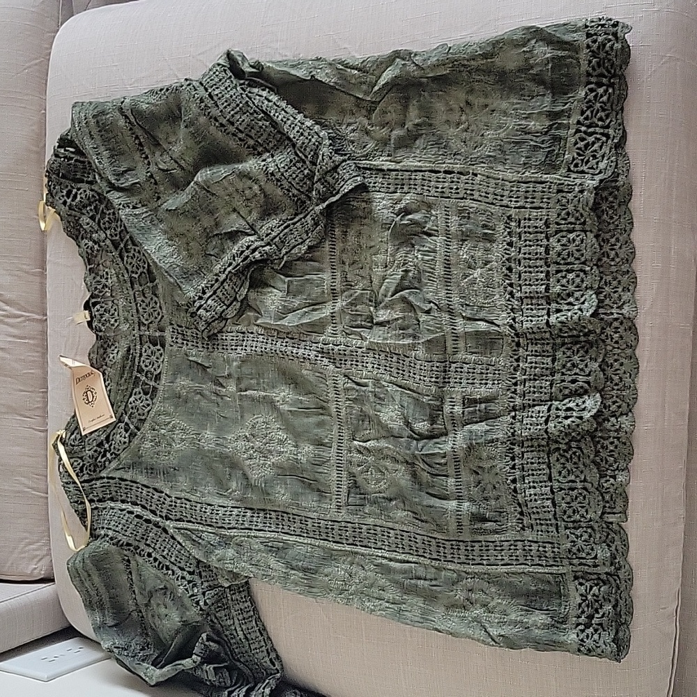 Crochet Detail Blouse